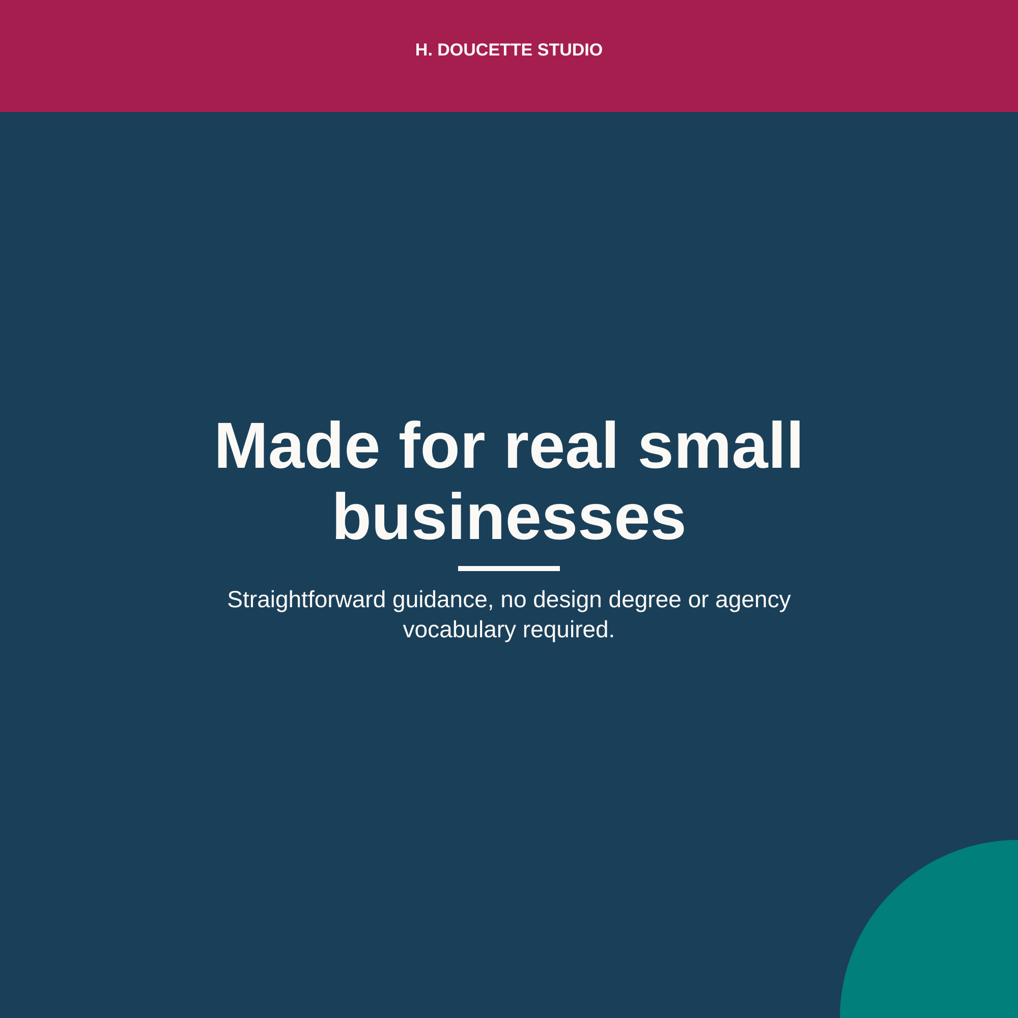 Made for real small businesses — no design degree required