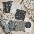 Botanical Pattern Collection hero image showing hand-drawn seamless floral repeat patterns