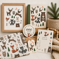 Woodland Animals Clip Art Collection