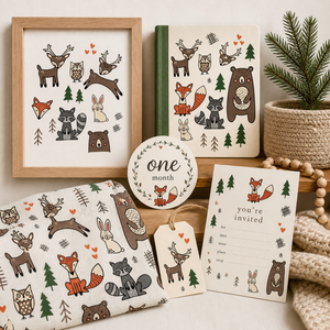 Woodland Animals Clip Art Collection