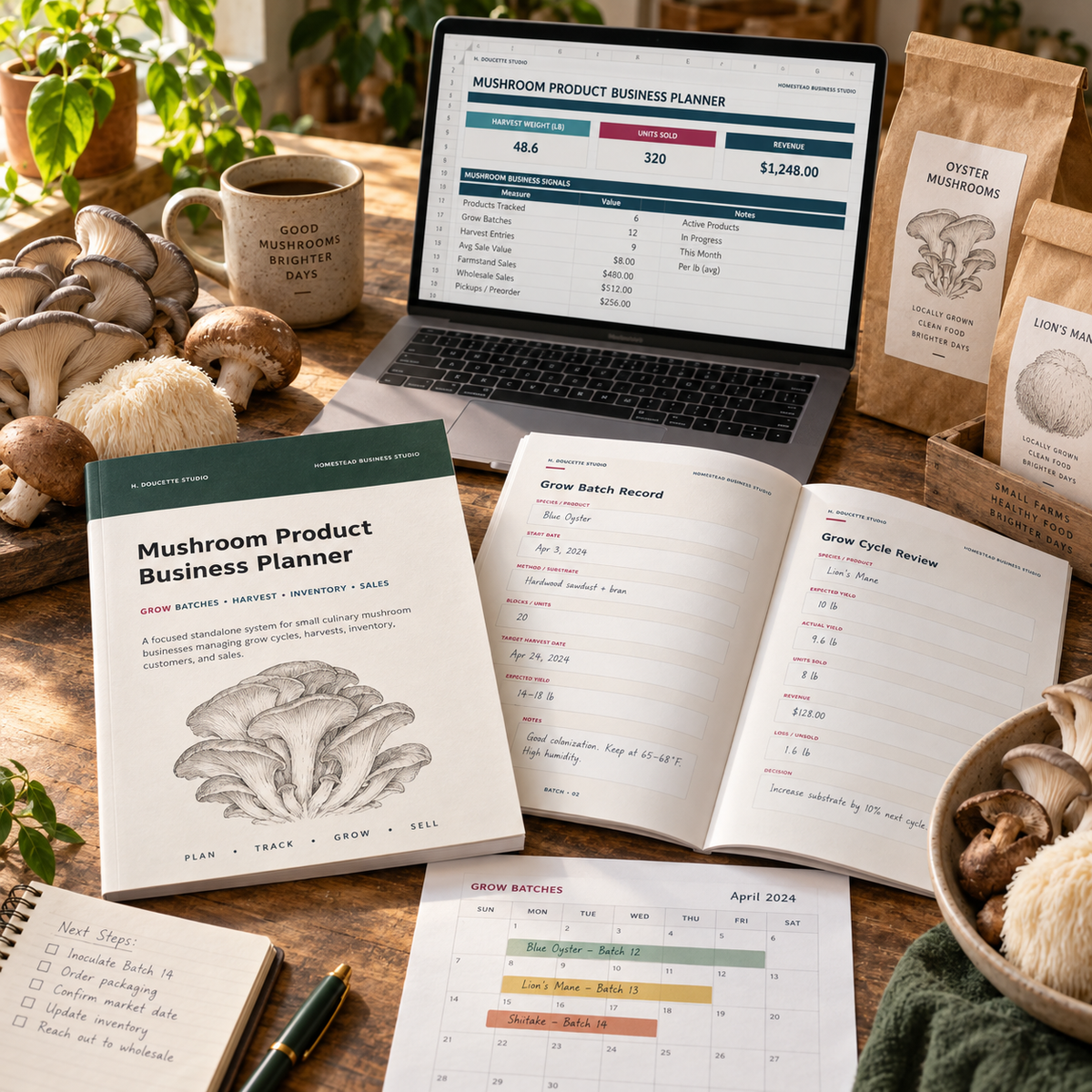 Mushroom Product Business Planner