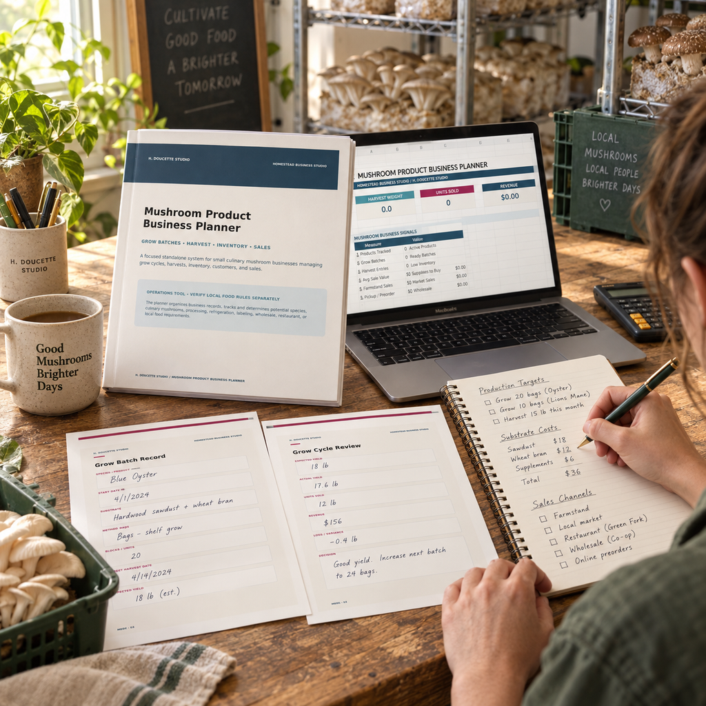 Mushroom Product Business Planner