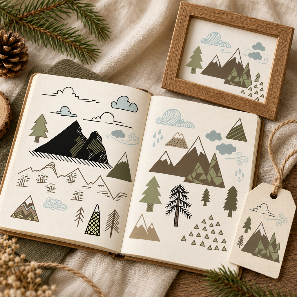 Mountains & Forest Landscape Builder