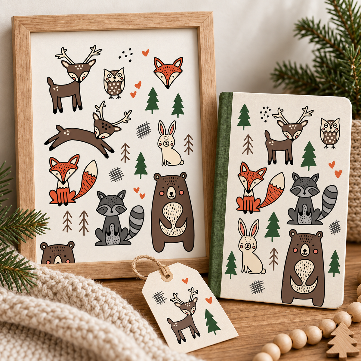 Woodland Animals Clip Art Collection