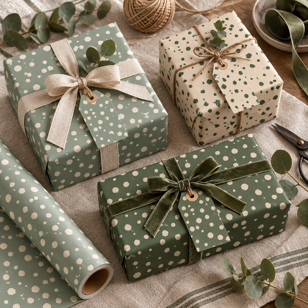 Modern Hand-Drawn Polka-Dot Seamless Pattern Collection: 12 Colorways