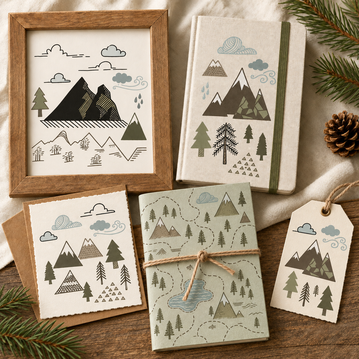 Mountains & Forest Landscape Builder