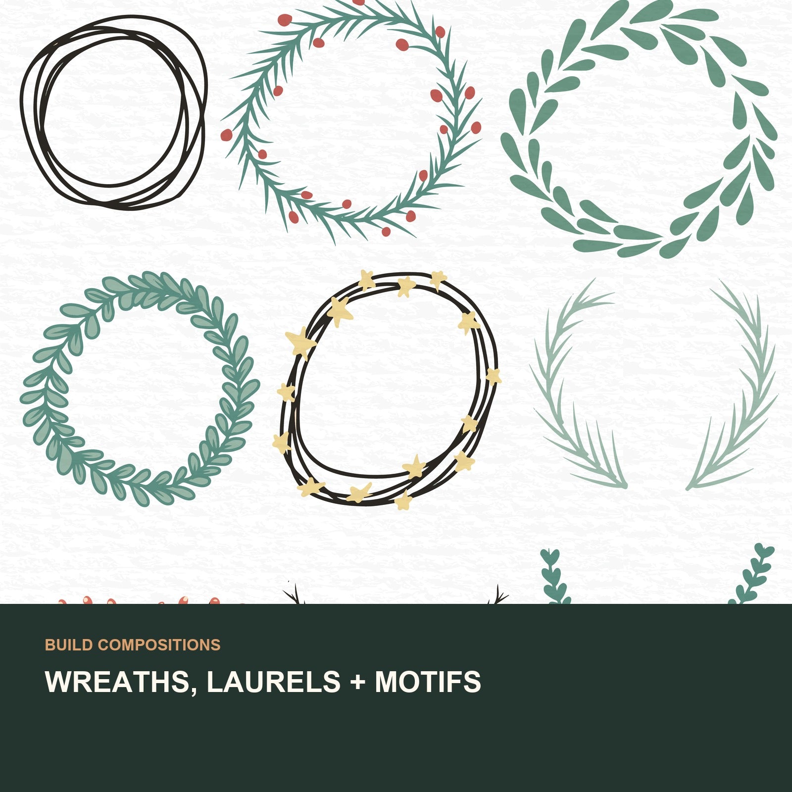 Modern Bohemian Clip Art Collection | Digital Clipart for Makers