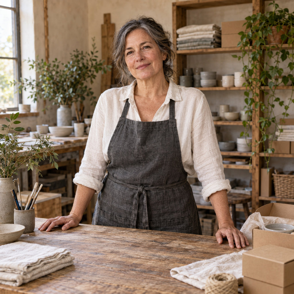 Women-Owned Small Business Stock Photos, 10 Maker Brand Images