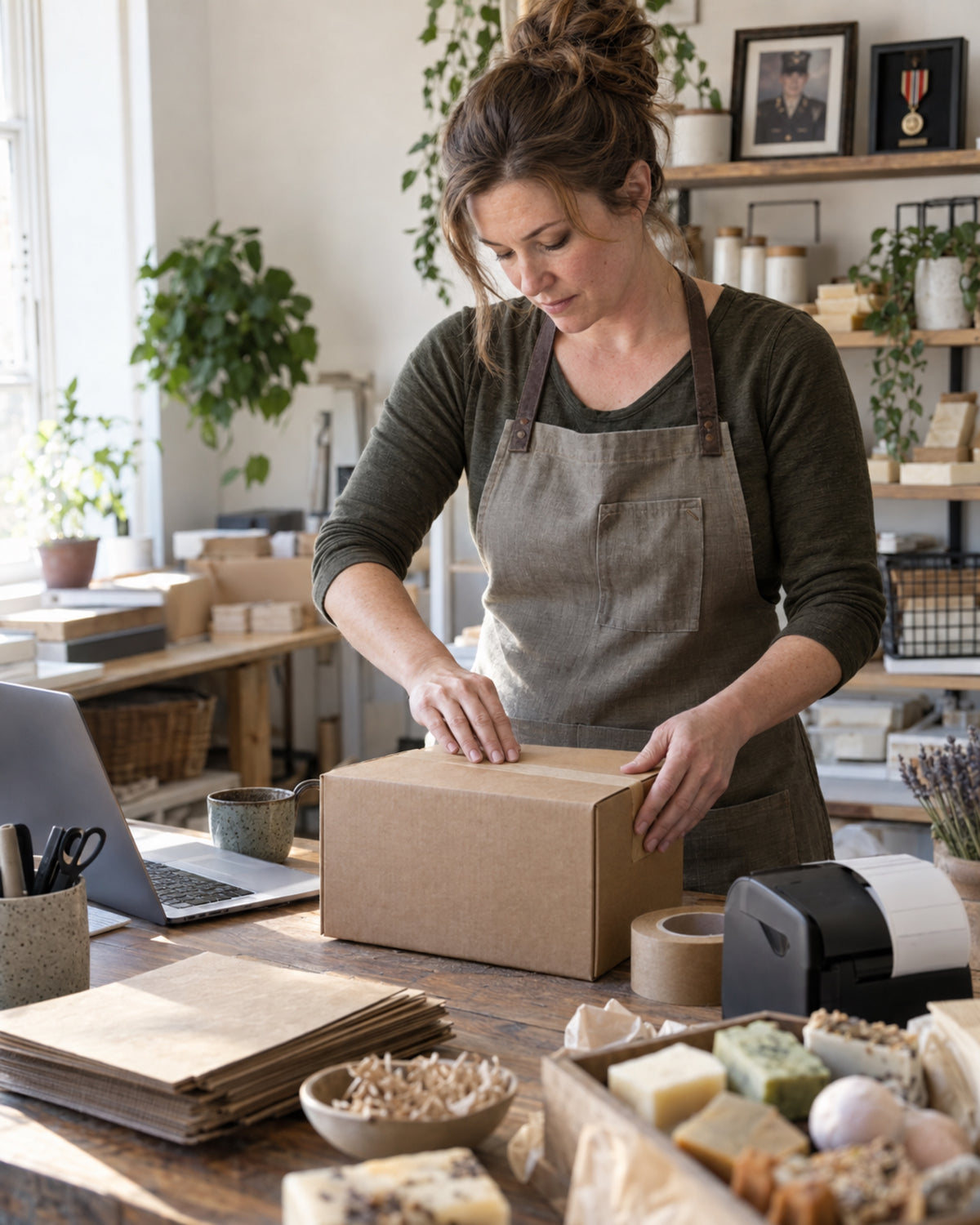 Veteran Entrepreneur Workspace Stock Photos, 10 Small Business Images