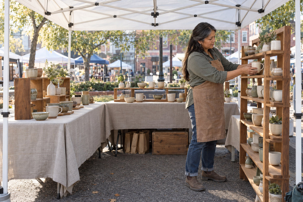 Farmers Market Setup Stock Photos, 10 Vendor Booth Images
