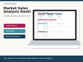 Market Sales Analysis Dashboard mockup 01 dashboard