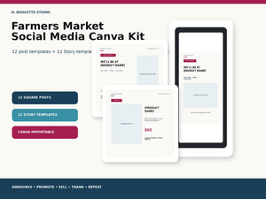 Social Media Canva Kit mockup 01 social kit