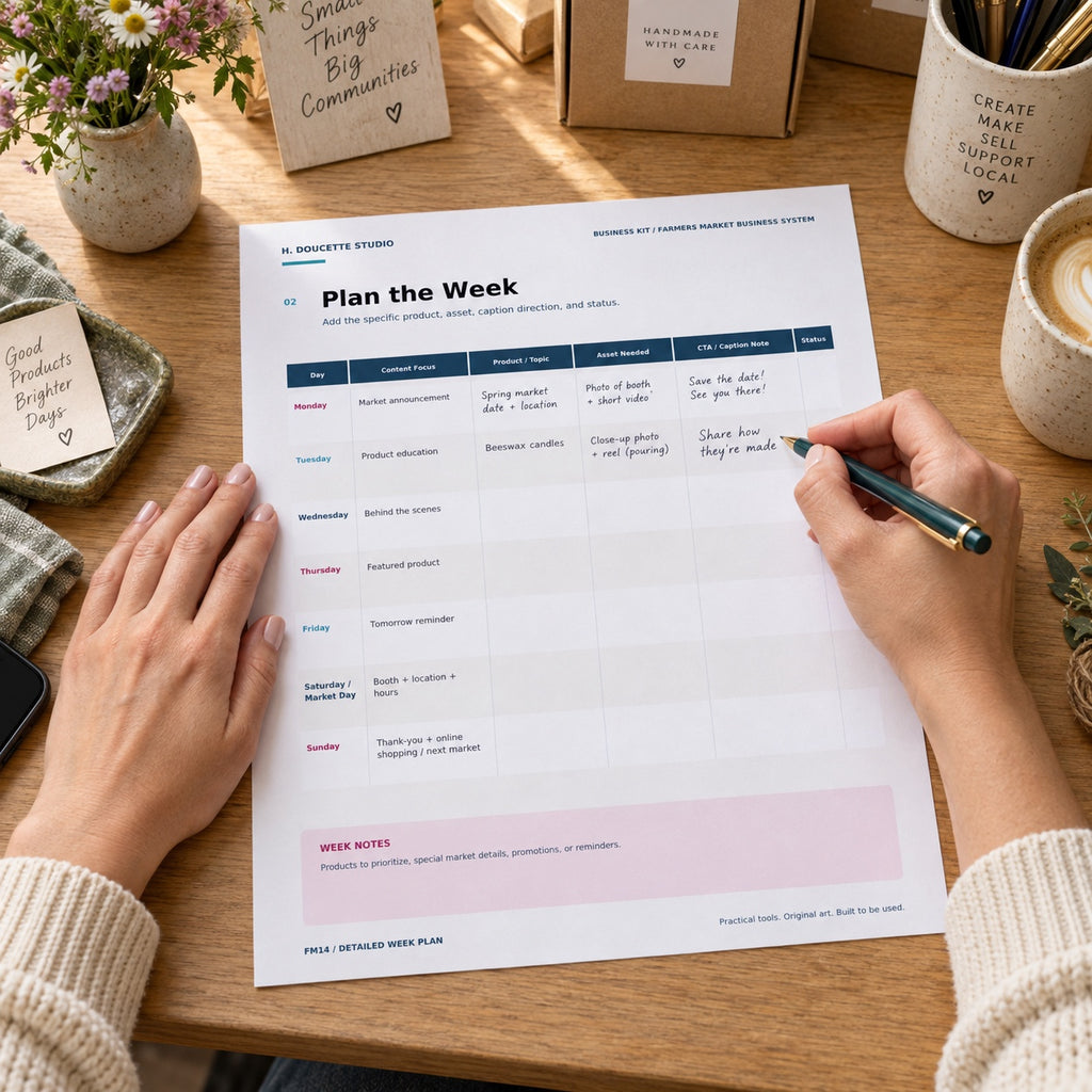 Market Week Content Plan