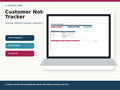 Customer Notes Tracker mockup 01 dashboard