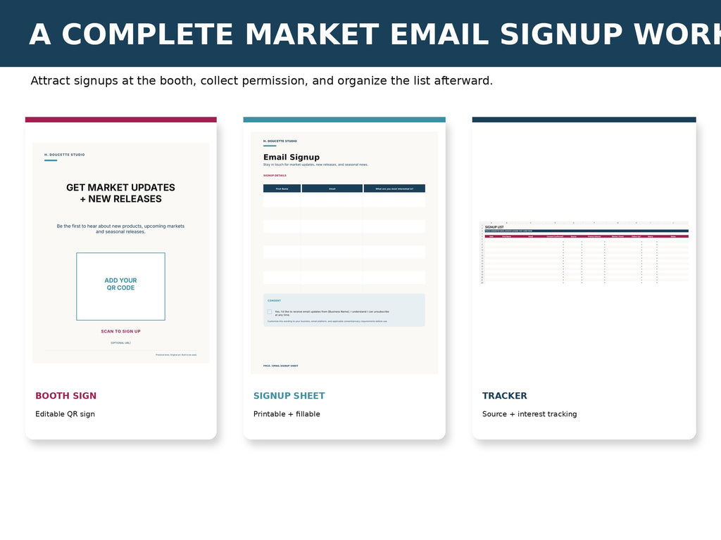 Email Signup System mockup 02 workflow