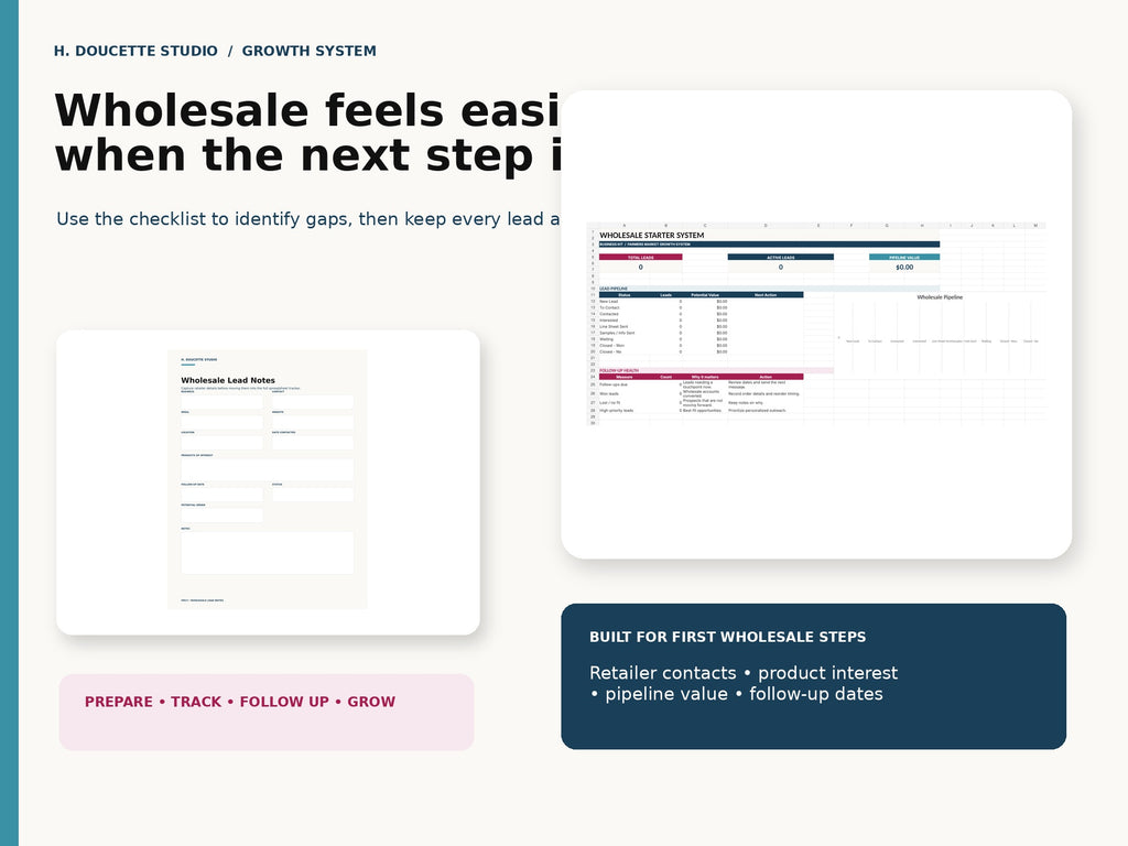 Wholesale Starter System mockup 03 in use