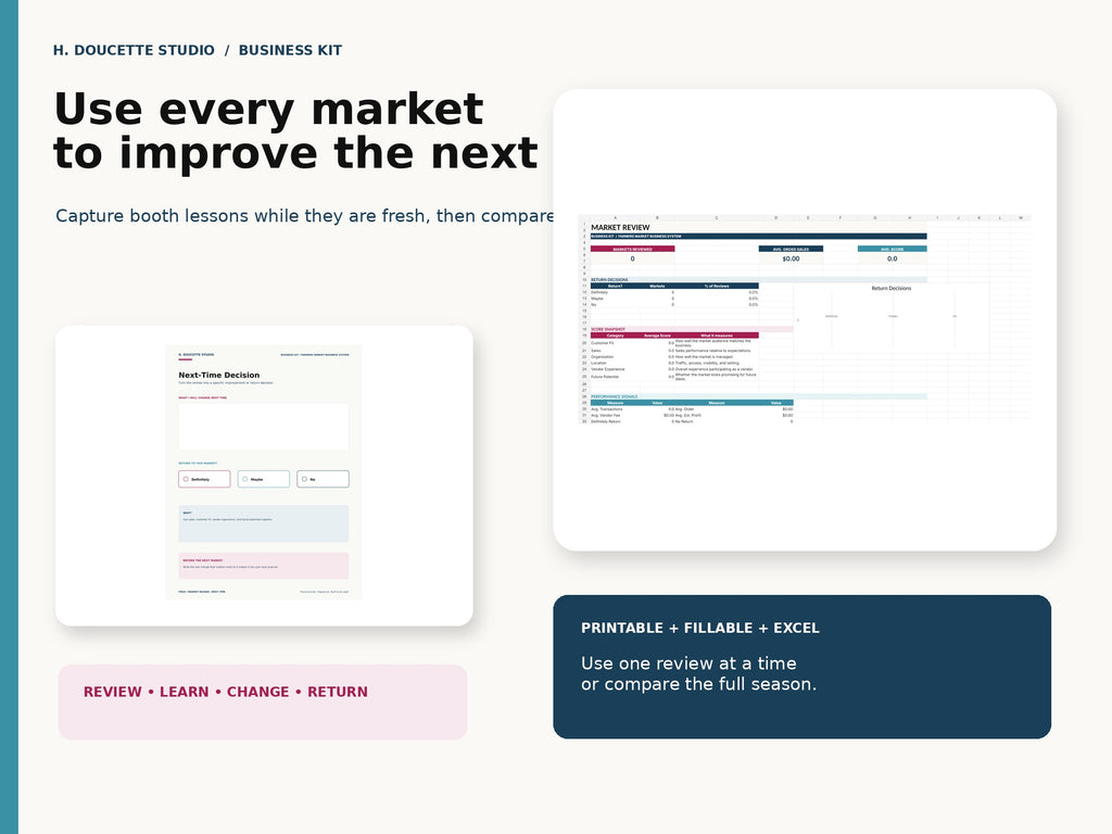 Market Review mockup 03 in use