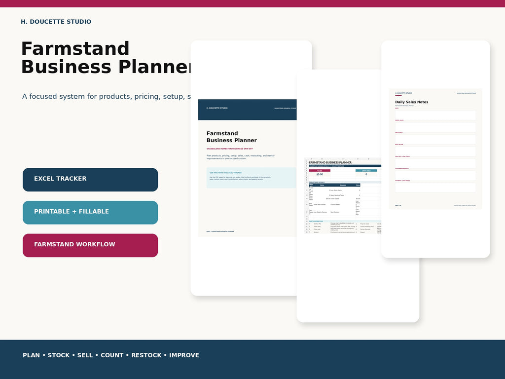 Farmstand Business Planner mockup 01 hero