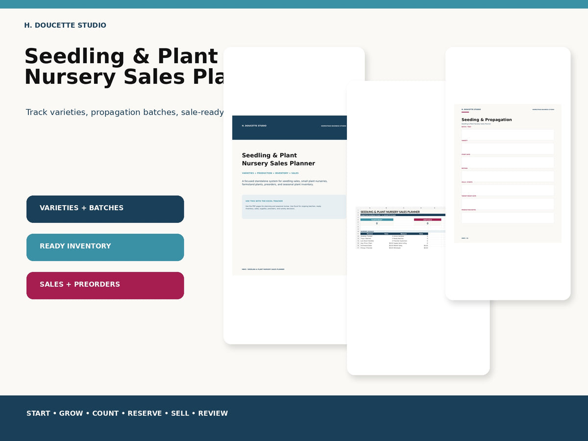 Seedling & Plant Nursery Sales Planner mockup 01 hero