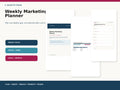 Weekly Marketing Planner mockup 01 hero