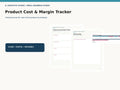 Product Cost & Margin Tracker 01 hero