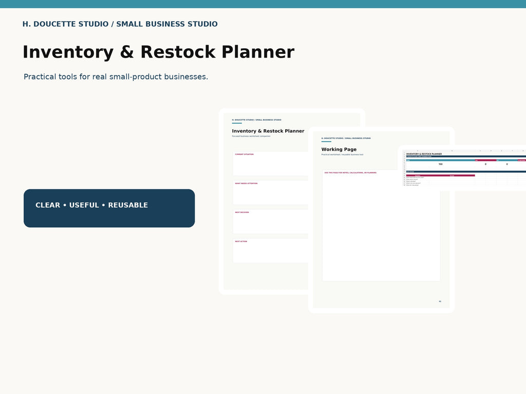 Inventory & Restock Planner 01 hero