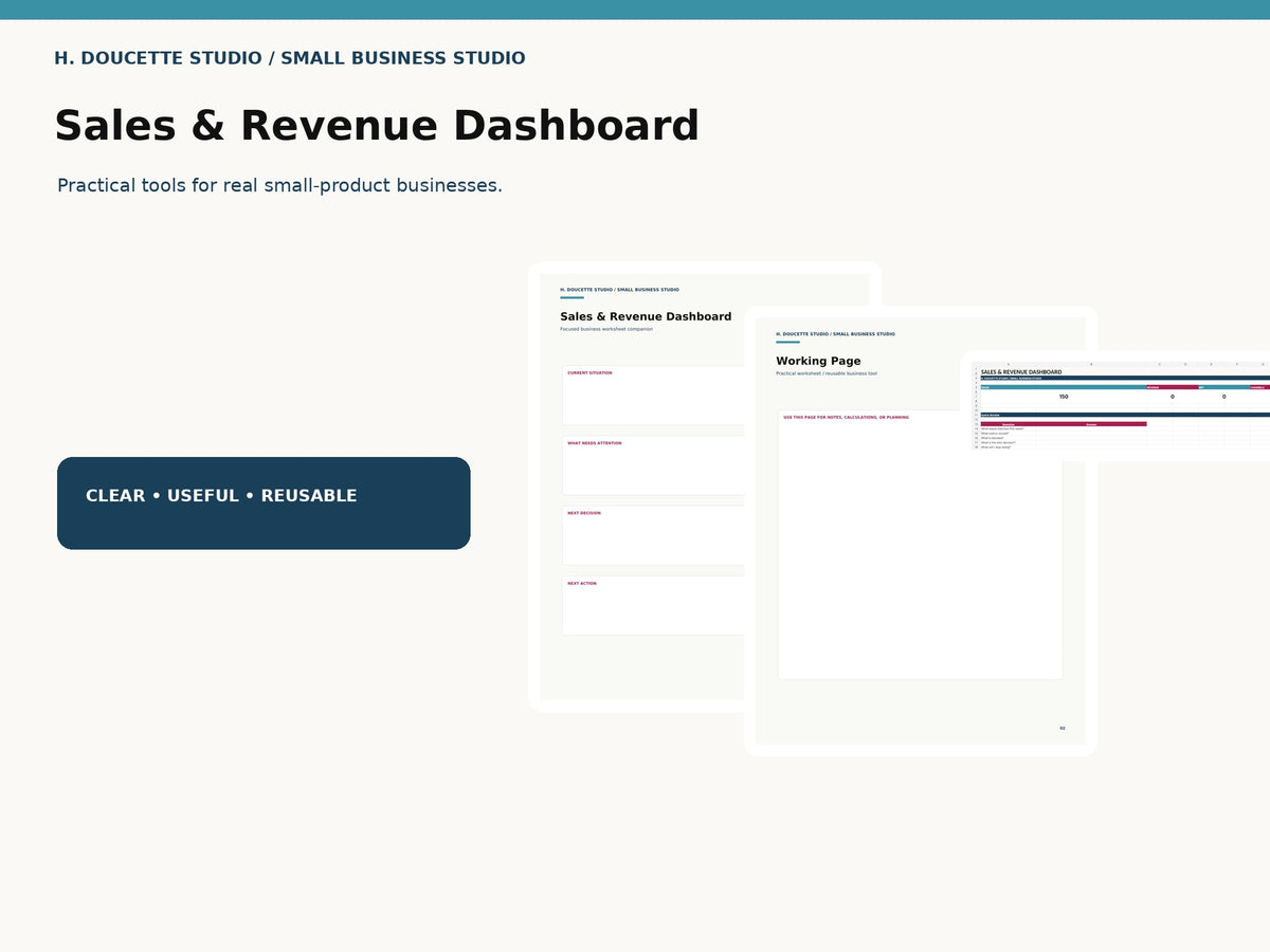 Sales & Revenue Dashboard 01 hero