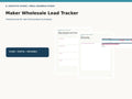 Maker Wholesale Lead Tracker 01 hero
