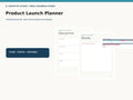 Product Launch Planner 01 hero