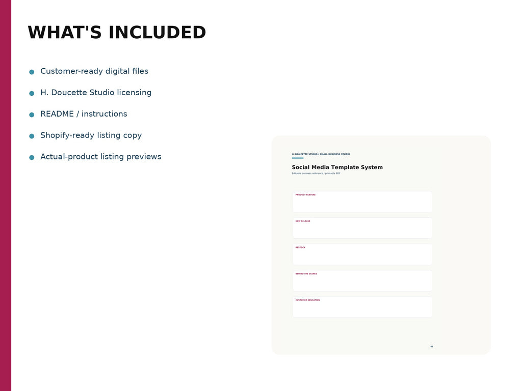 Social Media Template System 02 whats included