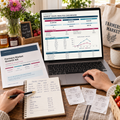 Market vendor comparing sales, profit, and booth expenses with the Growth Kit dashboard
