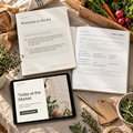 Farmers Market Business Kit planners and templates shown in use