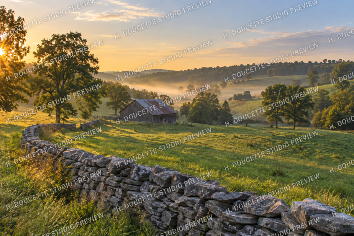 Kentucky Rural Landscape Stock Photos, 10 Seasonal Country Images