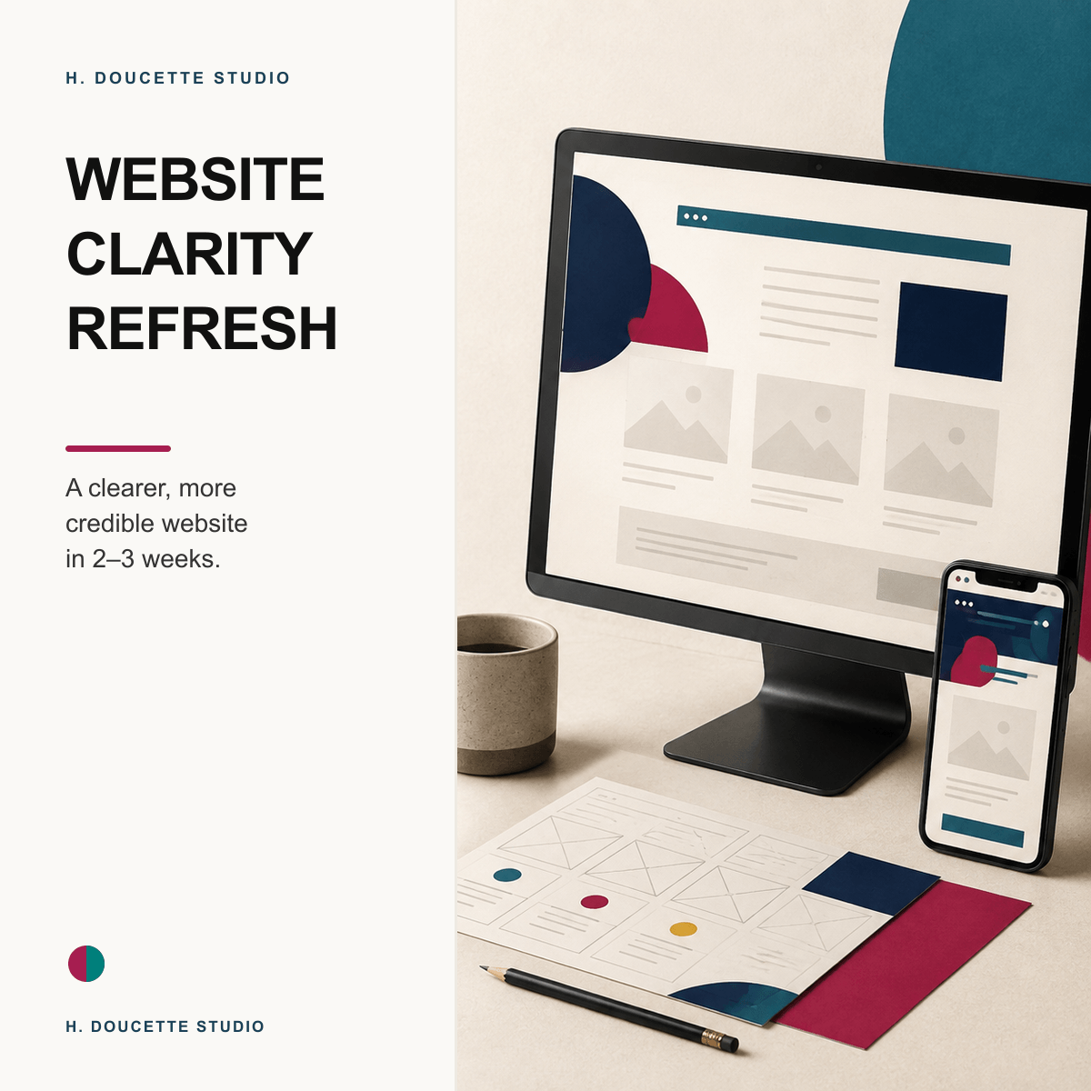 Website Clarity Toolkit — Messaging Workbook & Canva Website Templates